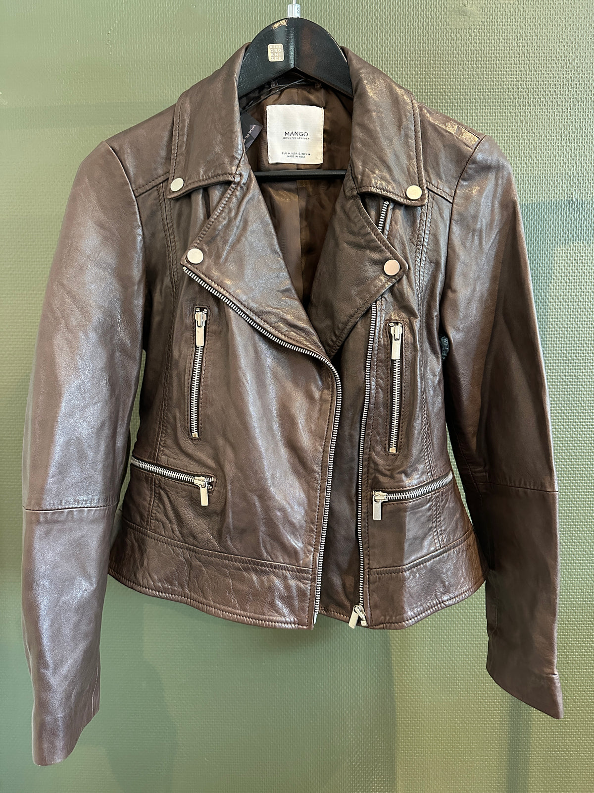 Biker jakke fra Mango
