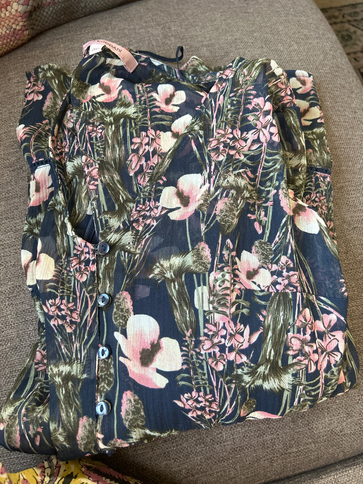 Blomstret kjole