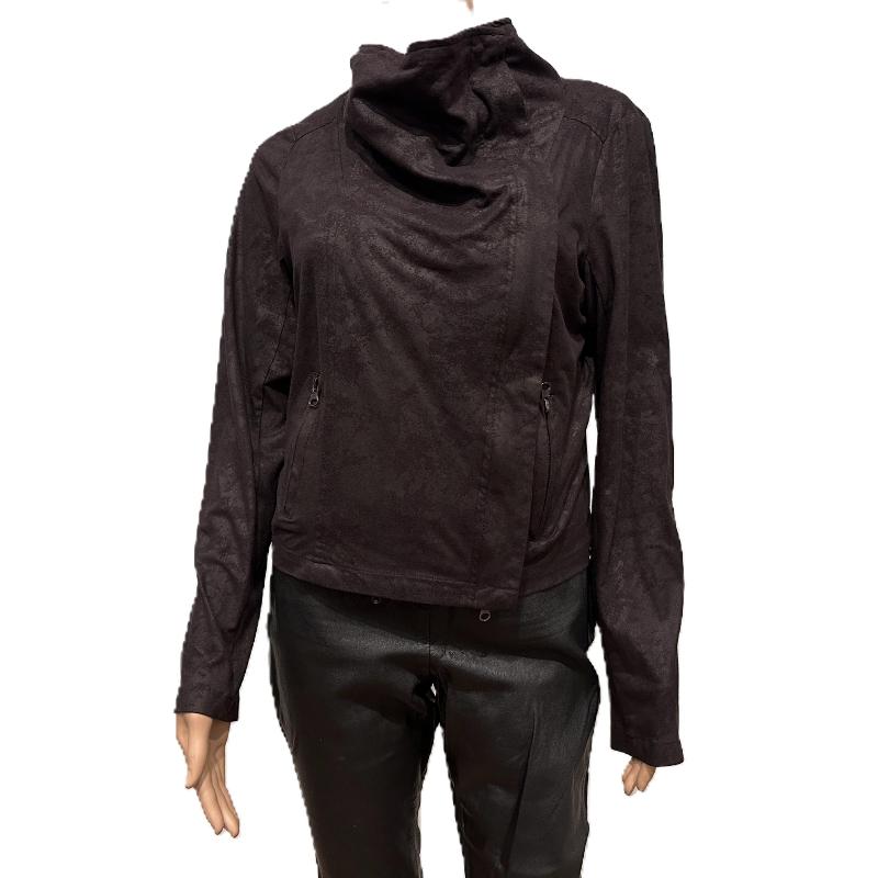 Tynn jakke i bikerstil