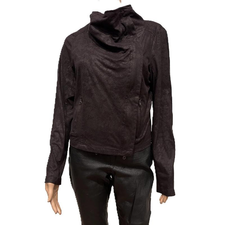 Tynn jakke i bikerstil