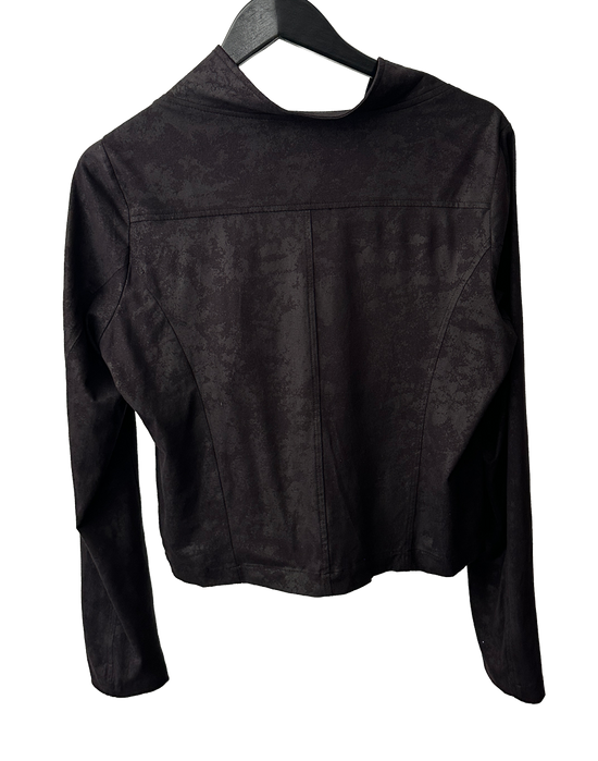 Tynn jakke i bikerstil