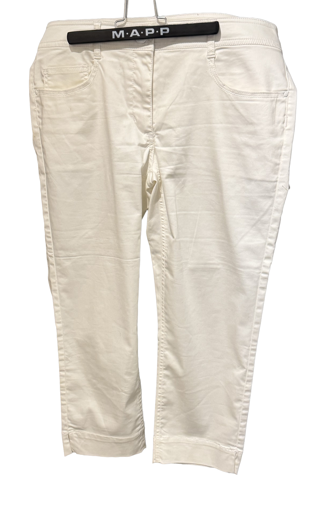 Hvit capri-bukse fra H&M