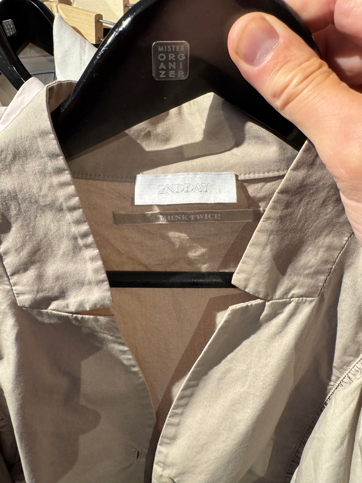 Beige bluse fra 2ndDay