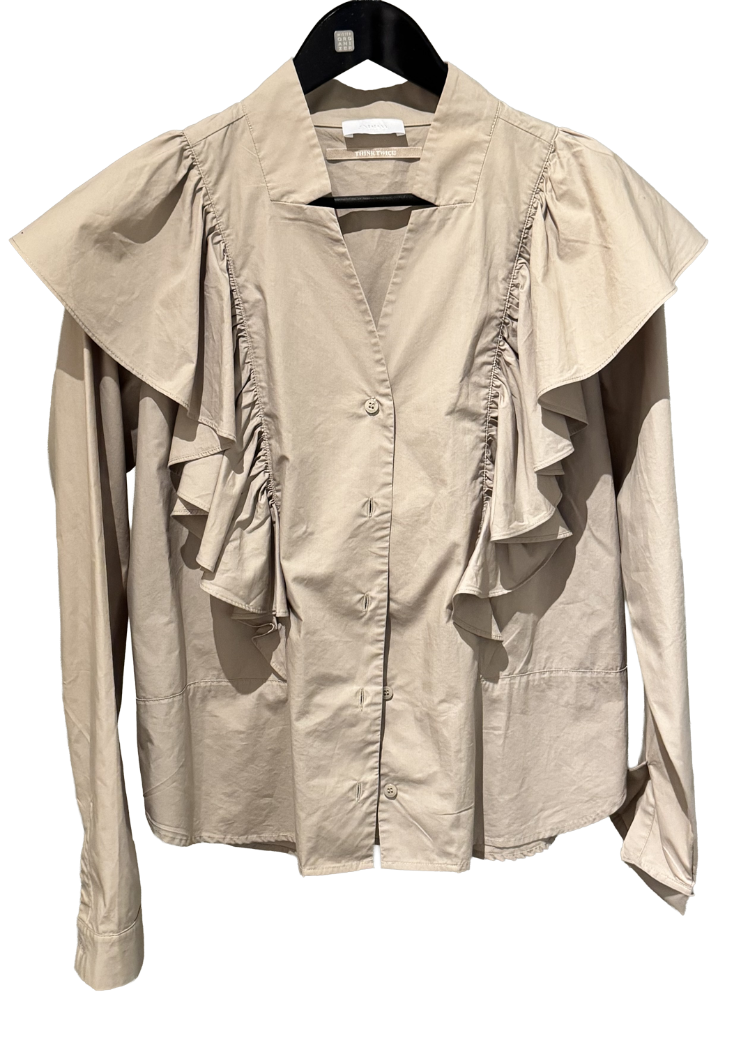 Beige bluse fra 2ndDay