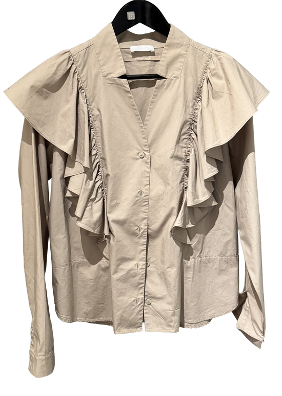 Beige bluse fra 2ndDay