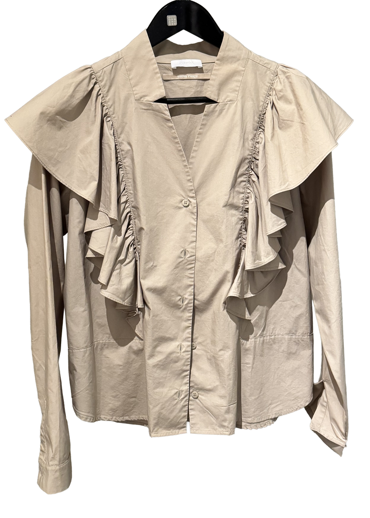 Beige bluse fra 2ndDay
