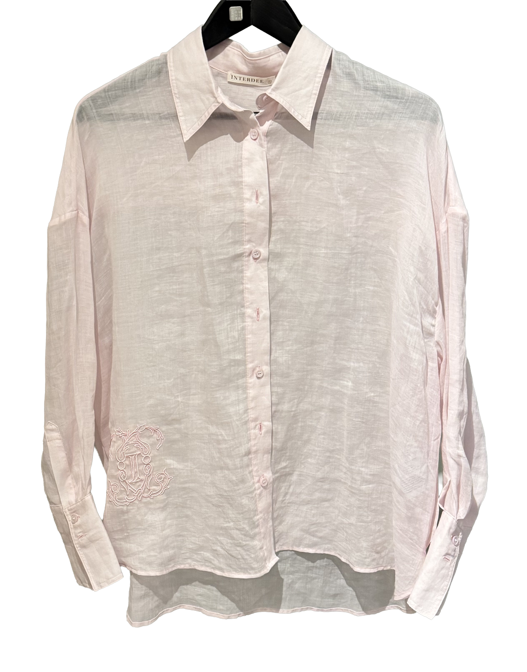 Lys rosa linbluse fra Interdee