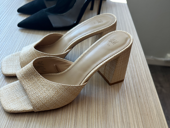 H&M Sandaler med blockhæl