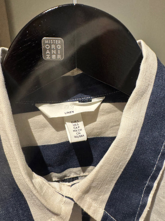 Stripete linskjorte fra H&M