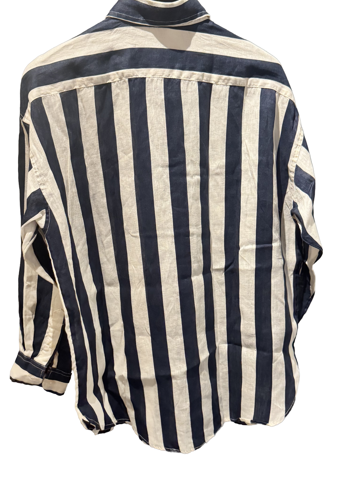 Stripete linskjorte fra H&M