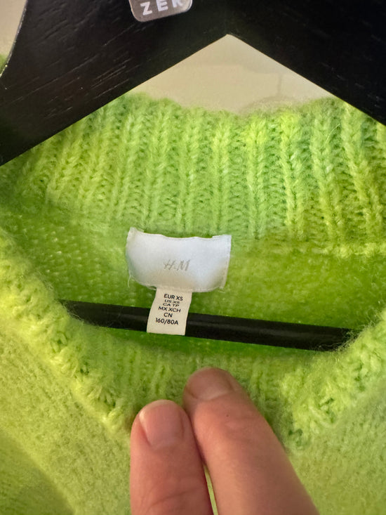 Limegrønn genser – H&M