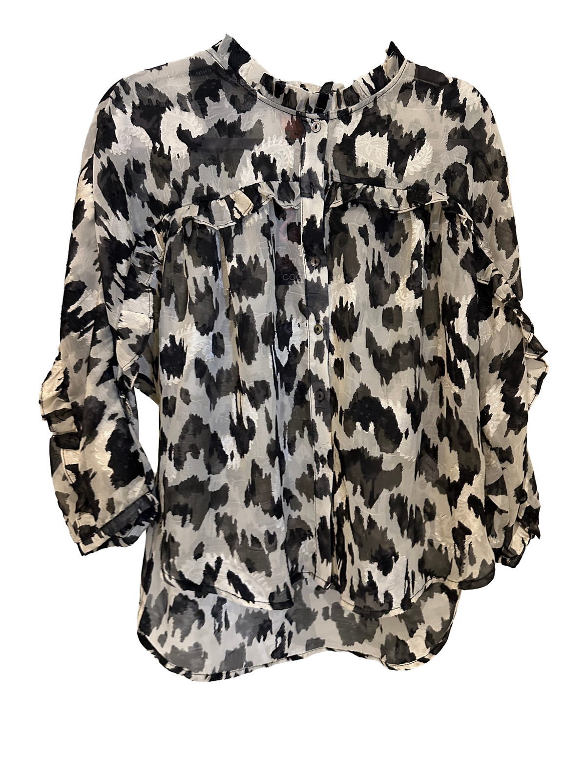 Mønstret bluse – Gossia