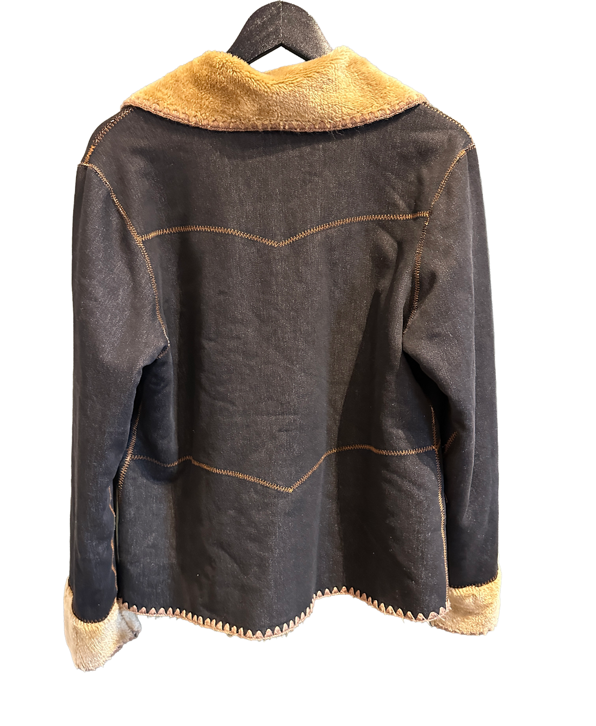 Jakke i denim-look