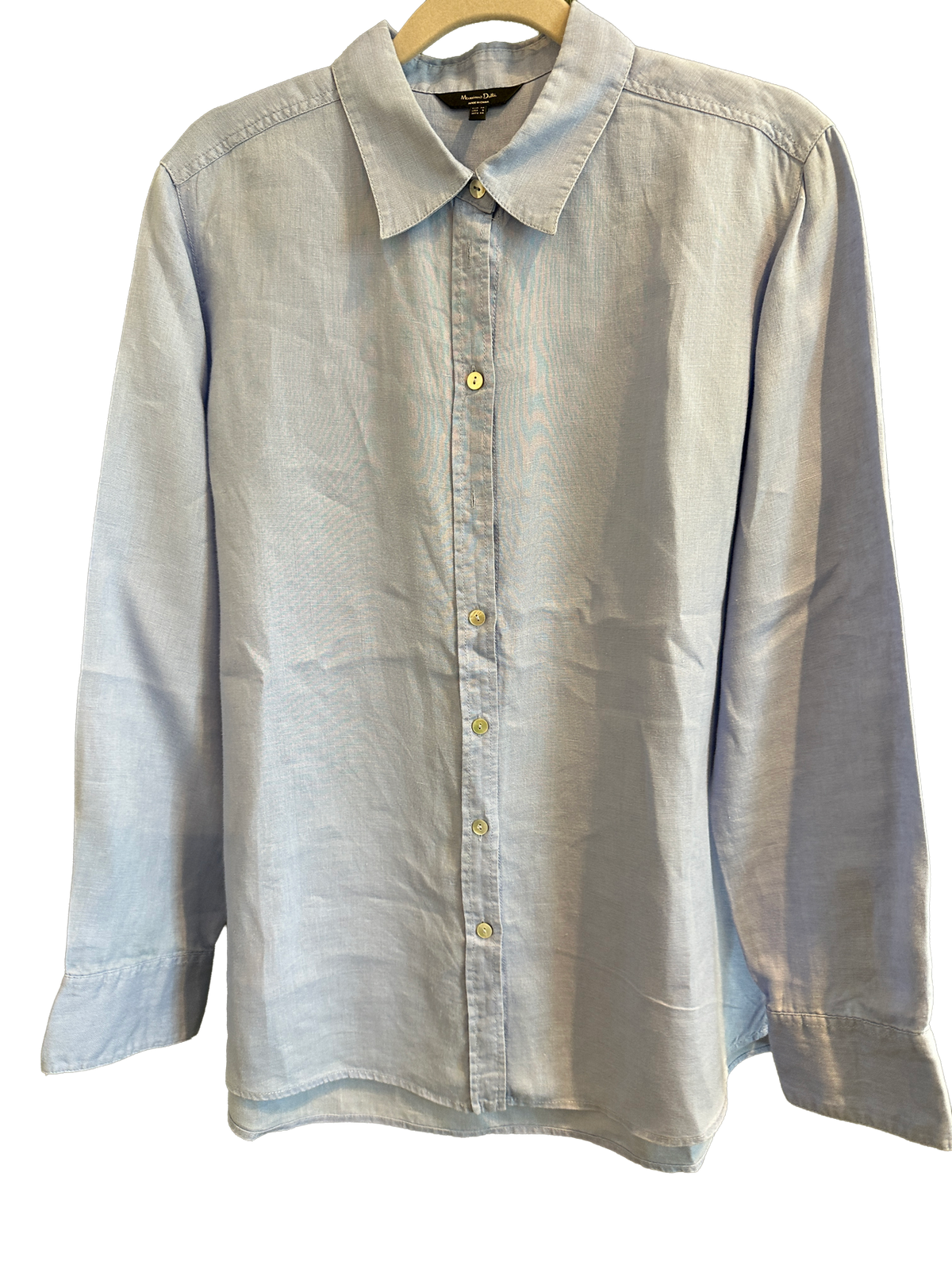 Massimo Dutti lyseblå skjorte