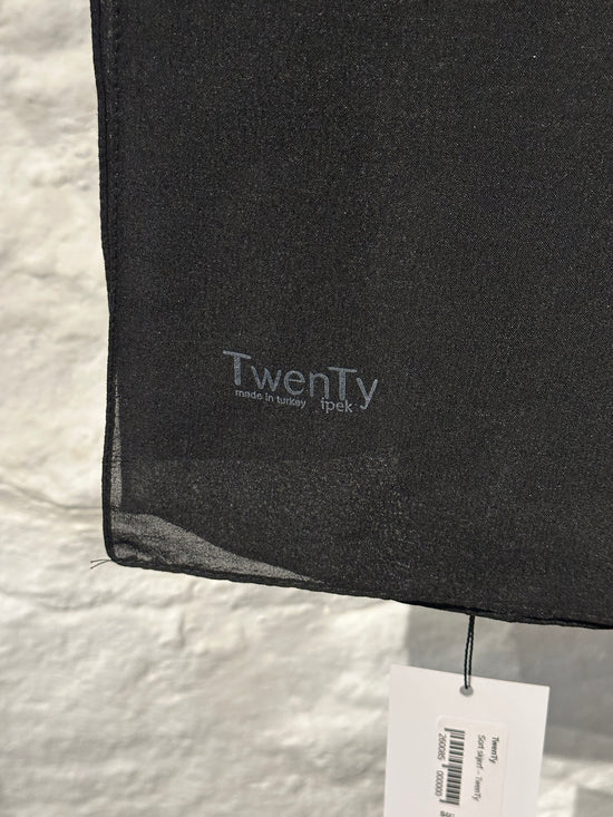 Sort skjerf – TwenTy
