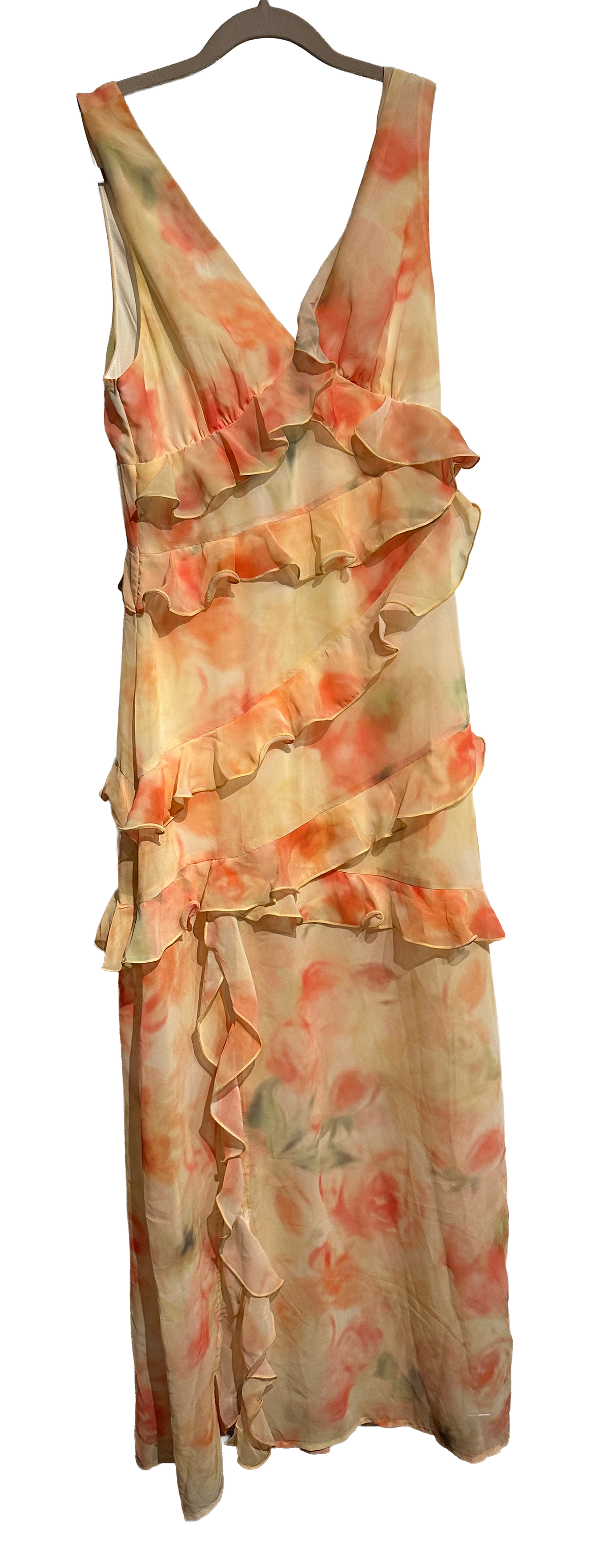 Lang romantisk kjole – Gina Tricot