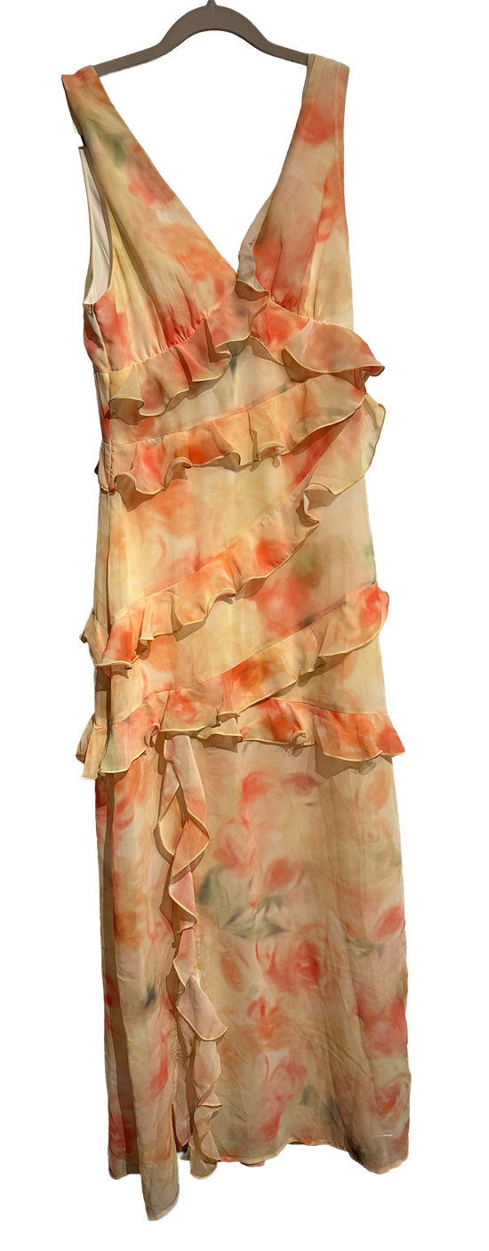Lang romantisk kjole – Gina Tricot