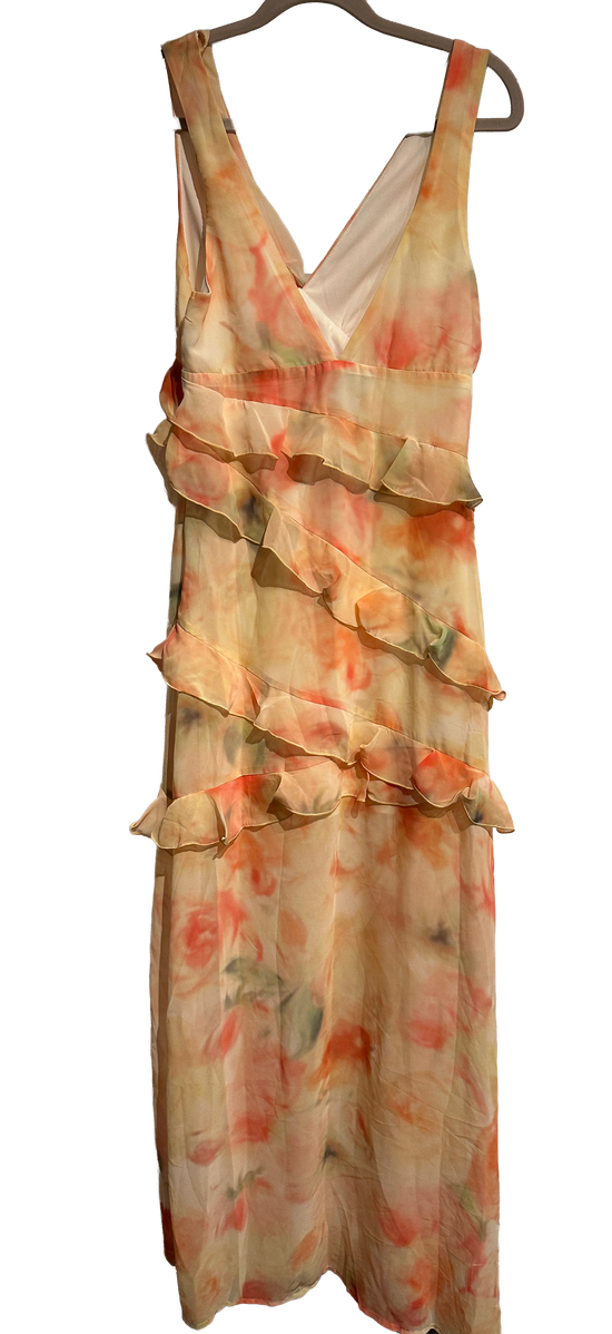 Lang romantisk kjole – Gina Tricot