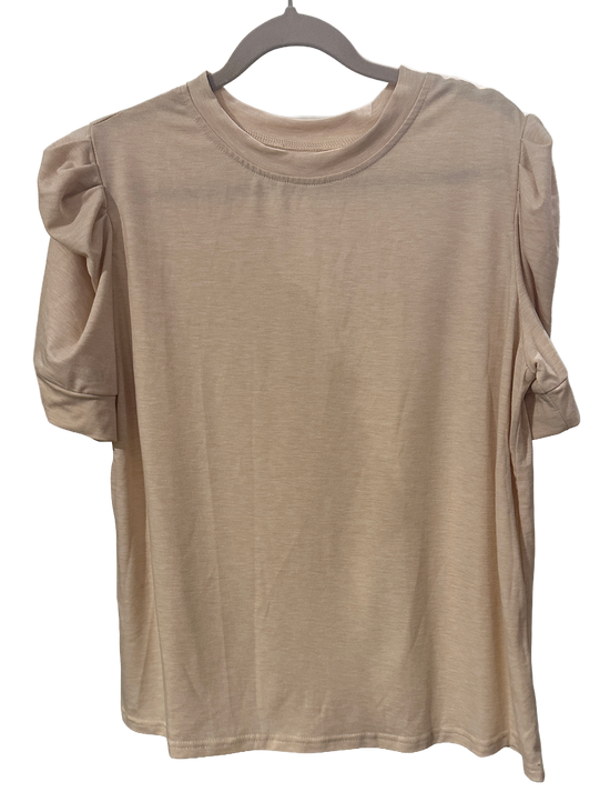 Lys beigerosa T-shirt