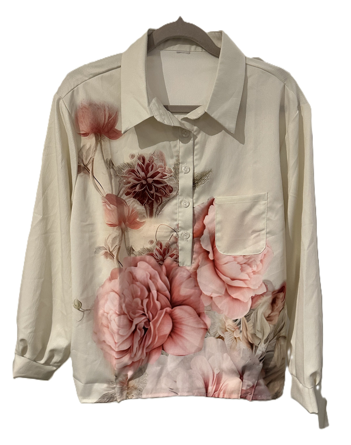 Skjorte med blomster