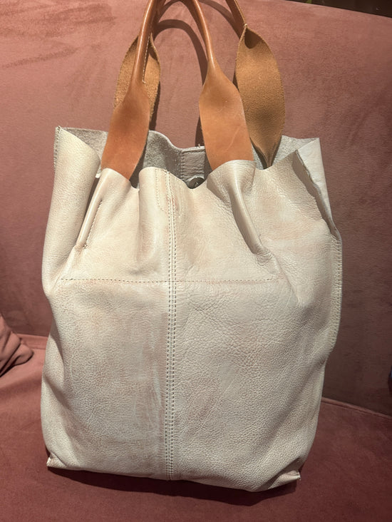 Shopping tote i skinn