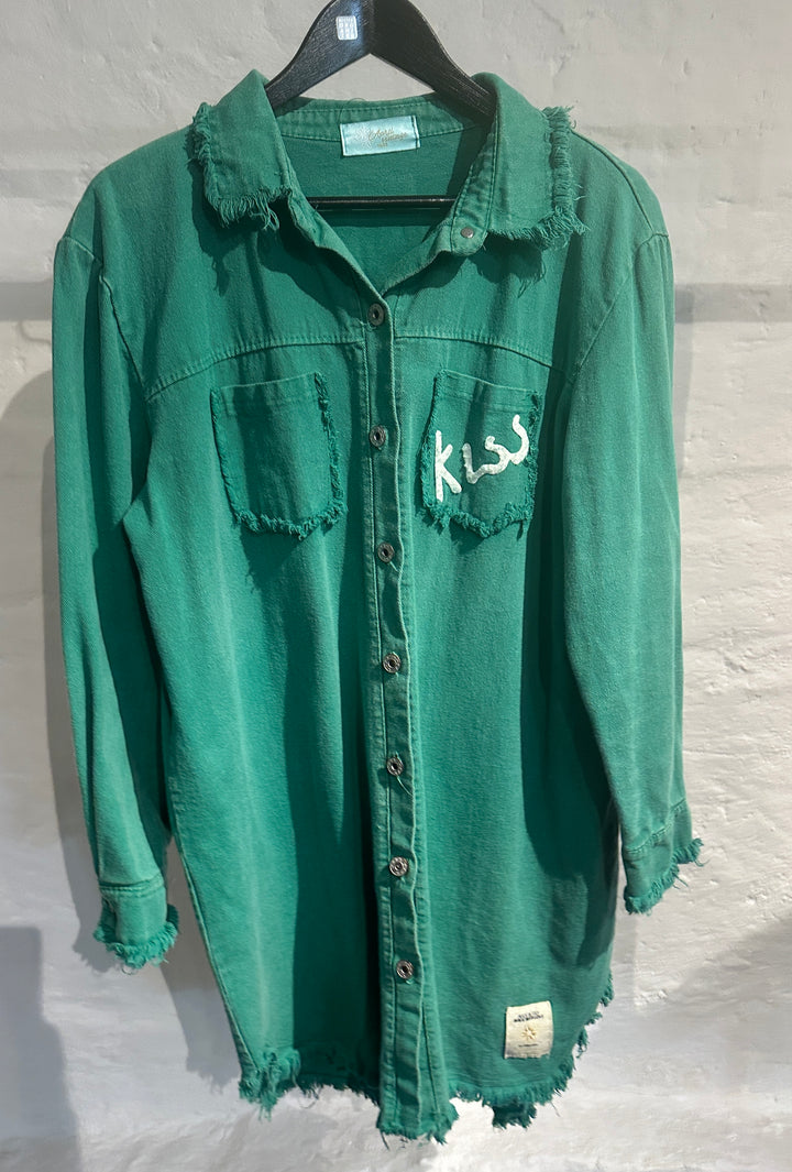 Skjort-jakke fra April Vintage