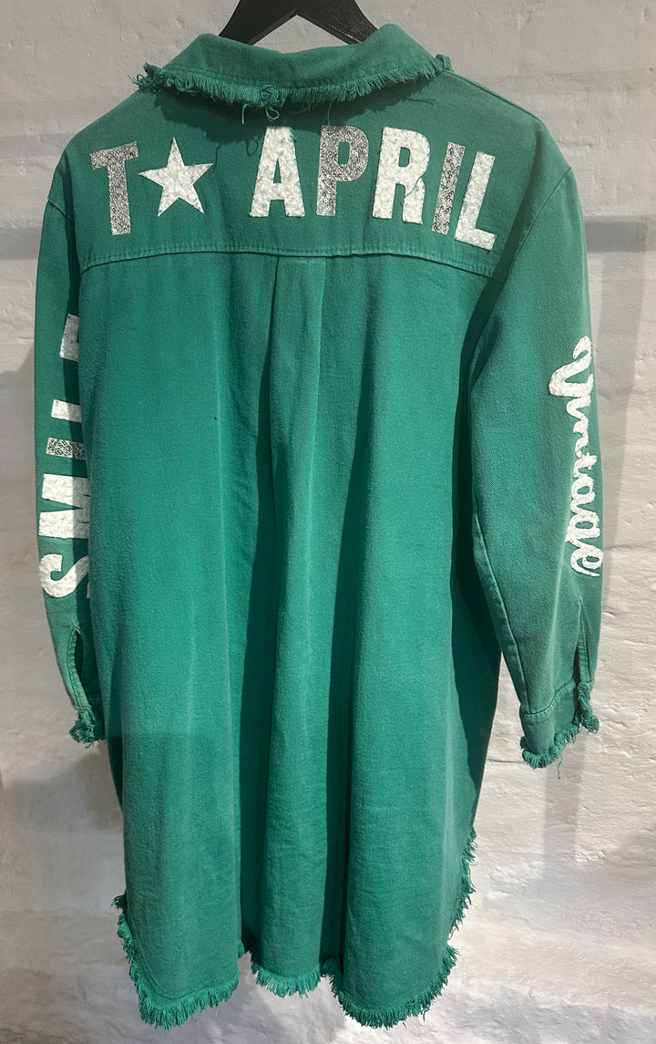 Skjort-jakke fra April Vintage