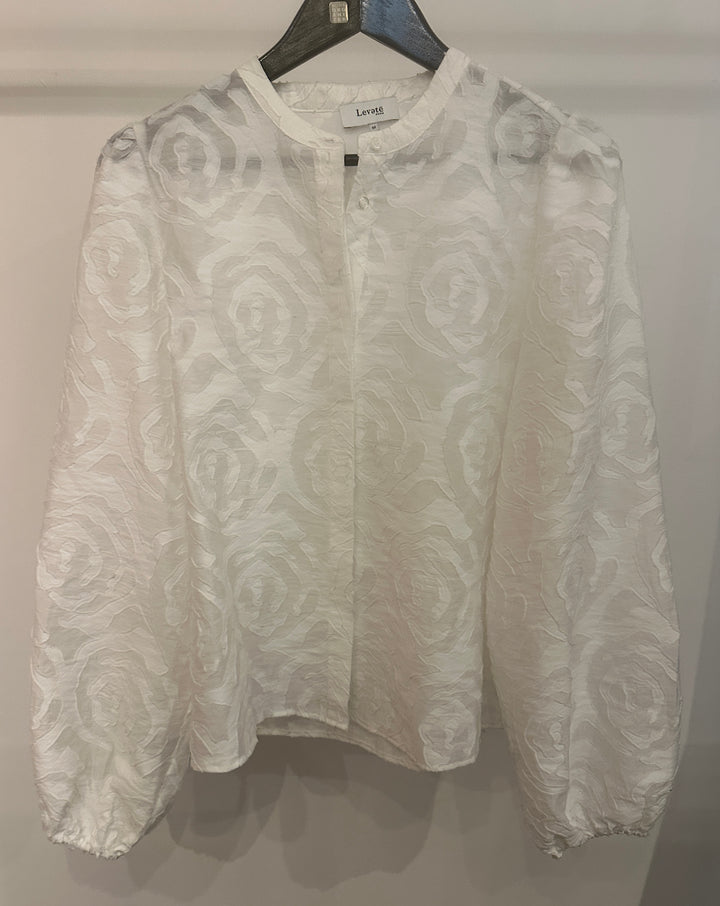 Levete bluse hvit