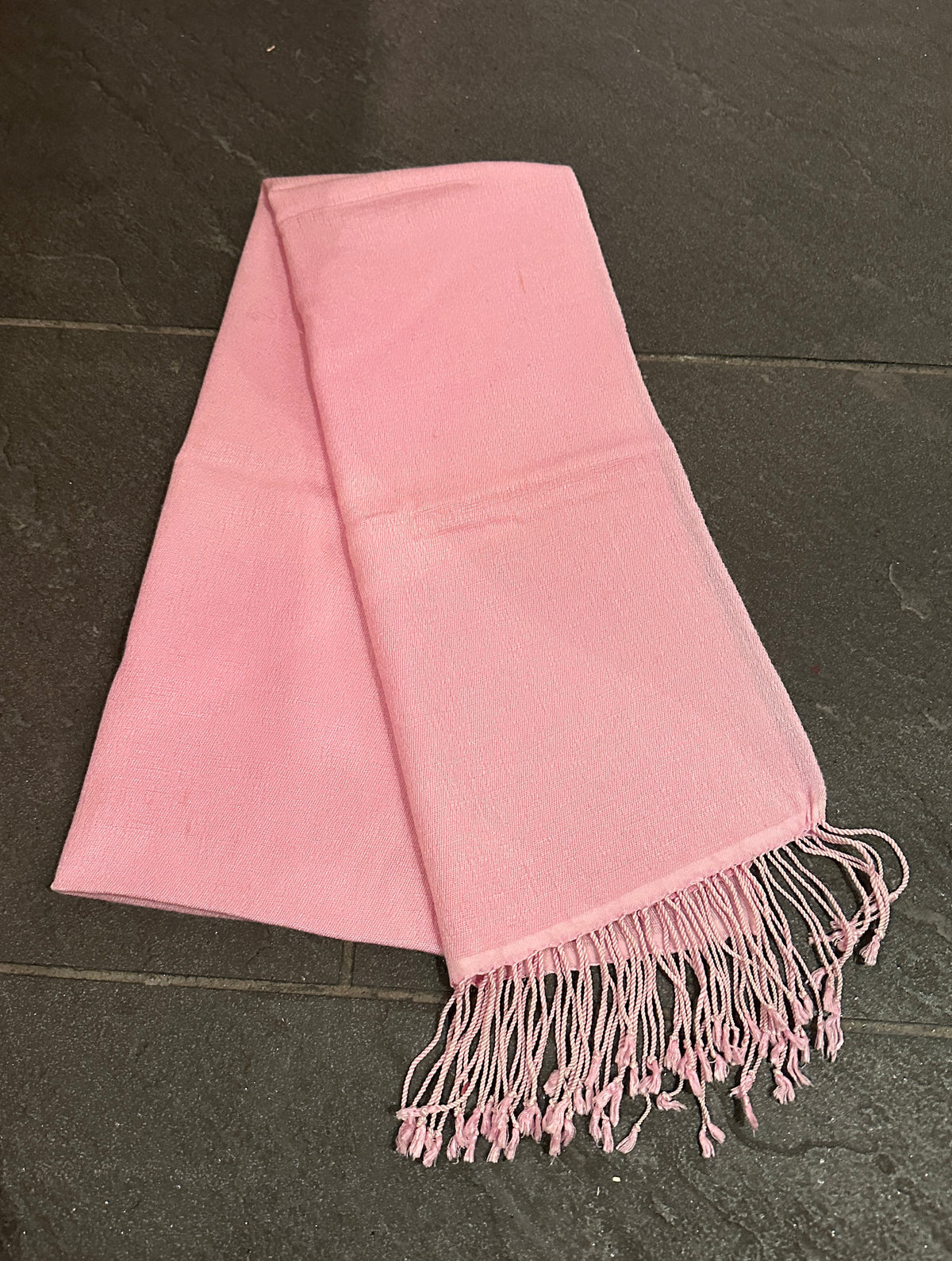 Lite rosa cashmereskjerf