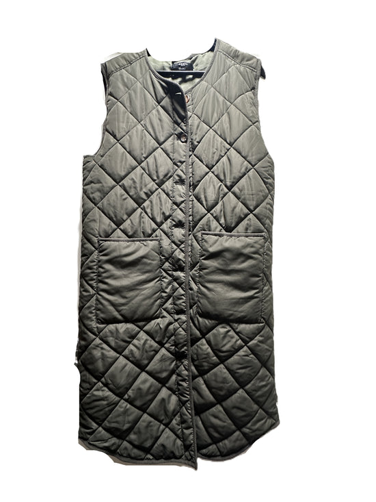 Lang quiltet vest fra Mapp Jeans