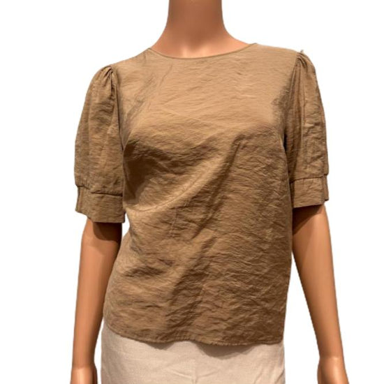 Bluse med korte armer